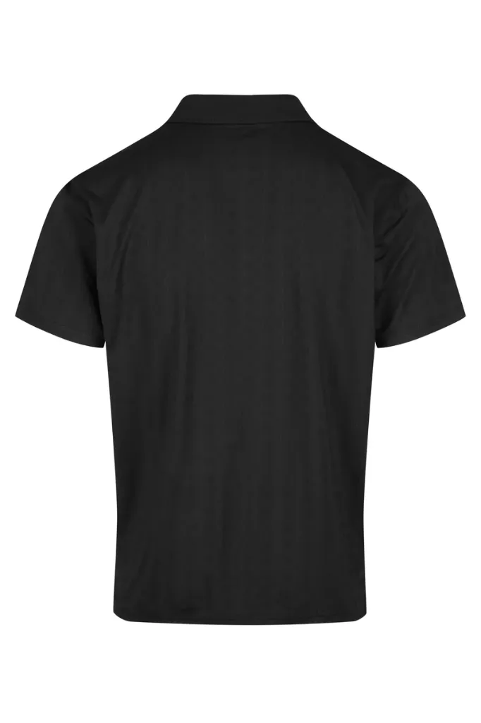 Mens Noosa Polo - BLACK - BACK.webp